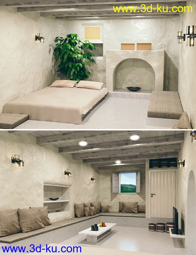 Oikos Master Room模型的图片1