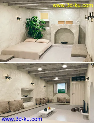 3D打印模型Oikos Master Room的图片