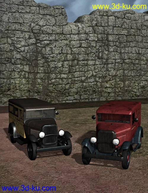 Old Busted Joints for Delivery Sedan and Wagon 1930模型的图片1