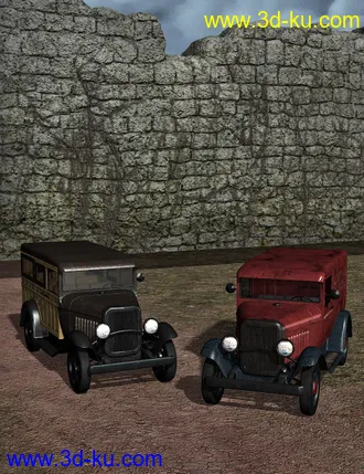 3D打印模型Old Busted Joints for Delivery Sedan and Wagon 1930的图片