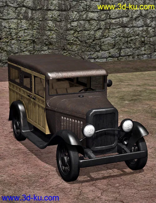 Old Busted Joints for Delivery Sedan and Wagon 1930模型的图片2