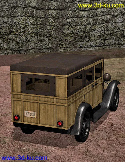 Old Busted Joints for Delivery Sedan and Wagon 1930模型的图片3