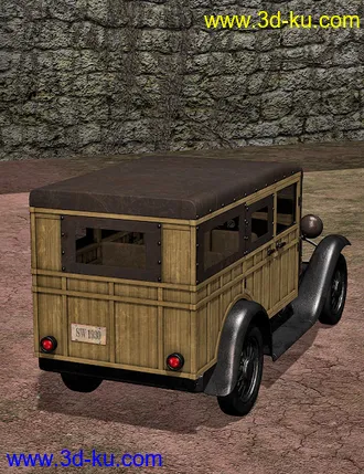 3D打印模型Old Busted Joints for Delivery Sedan and Wagon 1930的图片