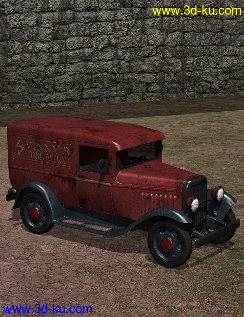 Old Busted Joints for Delivery Sedan and Wagon 1930模型的图片4