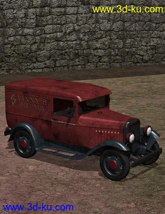 3D打印模型Old Busted Joints for Delivery Sedan and Wagon 1930的图片