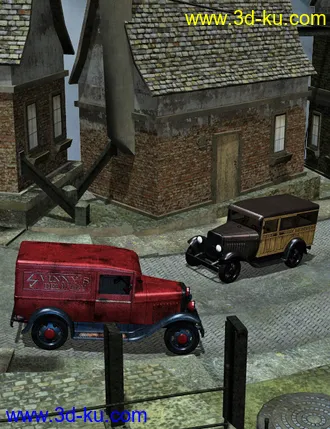 3D打印模型Old Busted Joints for Delivery Sedan and Wagon 1930的图片