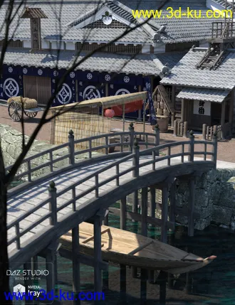 3D打印模型Old Japanese Town Edo Vol.5的图片
