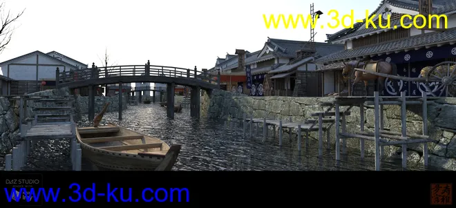 Old Japanese Town Edo Vol.5模型的图片2