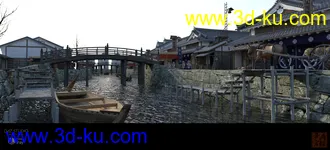 3D打印模型Old Japanese Town Edo Vol.5的图片