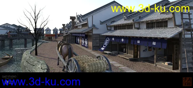 Old Japanese Town Edo Vol.5模型的图片4