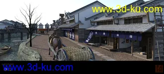 3D打印模型Old Japanese Town Edo Vol.5的图片