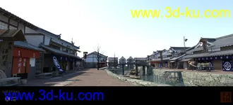 3D打印模型Old Japanese Town Edo Vol.5的图片