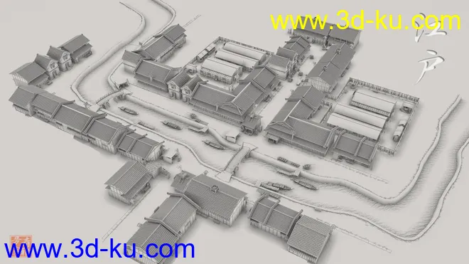 Old Japanese Town Edo Vol.5模型的图片6