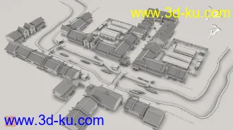 3D打印模型Old Japanese Town Edo Vol.5的图片