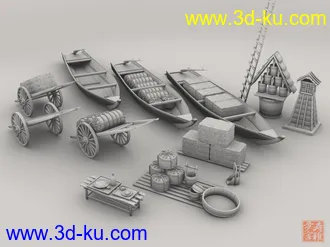 3D打印模型Old Japanese Town Edo Vol.5的图片