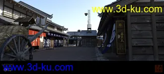 3D打印模型Old Japanese Town Edo Vol.5的图片