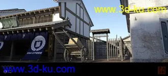 3D打印模型Old Japanese Town Edo Vol.5的图片