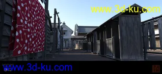 3D打印模型Old Japanese Town Edo Vol.5的图片