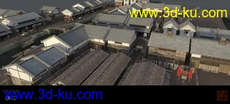3D打印模型Old Japanese Town Edo Vol.5的图片