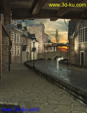 3D打印模型Old London Town的图片