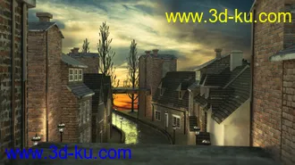 3D打印模型Old London Town的图片