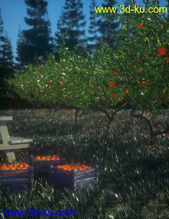 3D打印模型On The Farm Orchard的图片