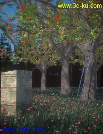 3D打印模型On The Farm Orchard的图片