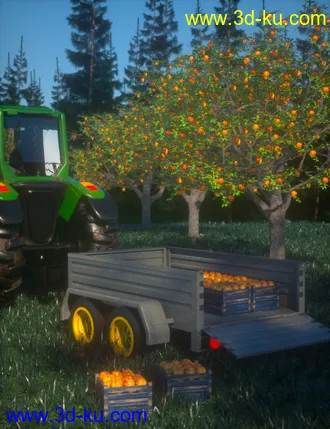 3D打印模型On The Farm Orchard的图片