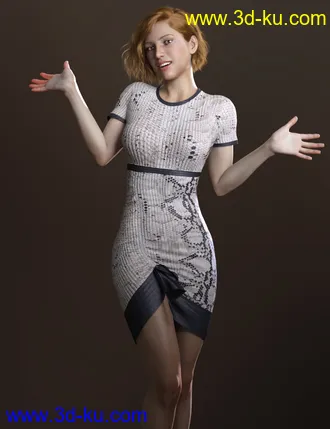 3D打印模型Only Dress for Genesis 8 Female的图片