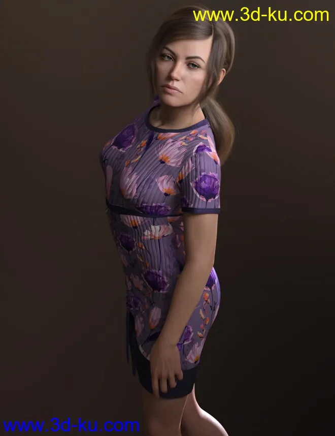Only Dress for Genesis 8 Female模型的图片3