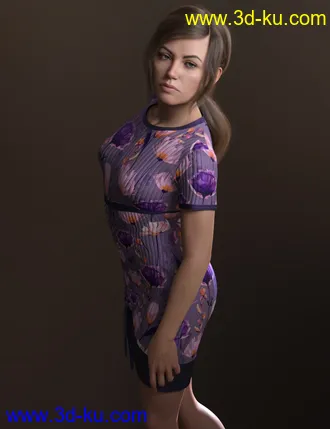 3D打印模型Only Dress for Genesis 8 Female的图片