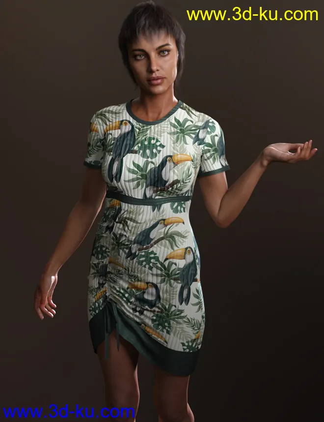 Only Dress for Genesis 8 Female模型的图片4