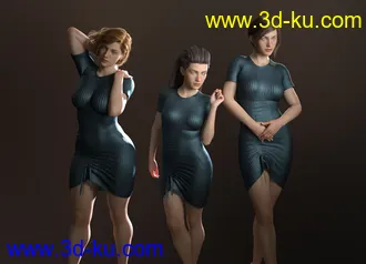 3D打印模型Only Dress for Genesis 8 Female的图片