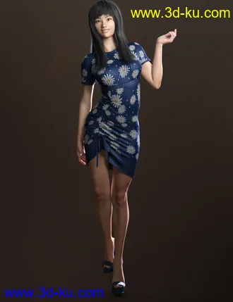 3D打印模型Only Dress for Genesis 8 Female的图片