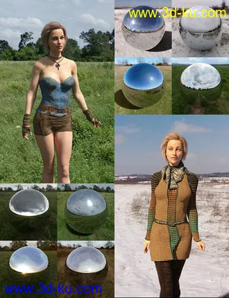 3D打印模型Orestes Iray HDRI Environment - Four Seasons Field的图片