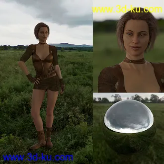 3D打印模型Orestes Iray HDRI Environment - Four Seasons Field的图片