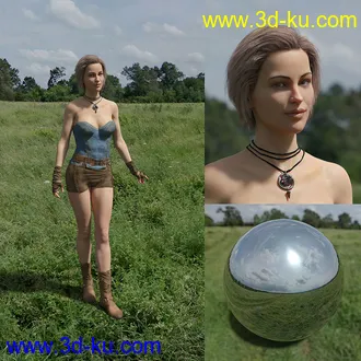 3D打印模型Orestes Iray HDRI Environment - Four Seasons Field的图片