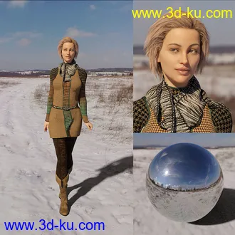 3D打印模型Orestes Iray HDRI Environment - Four Seasons Field的图片