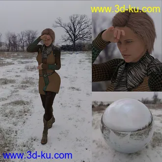 3D打印模型Orestes Iray HDRI Environment - Four Seasons Field的图片