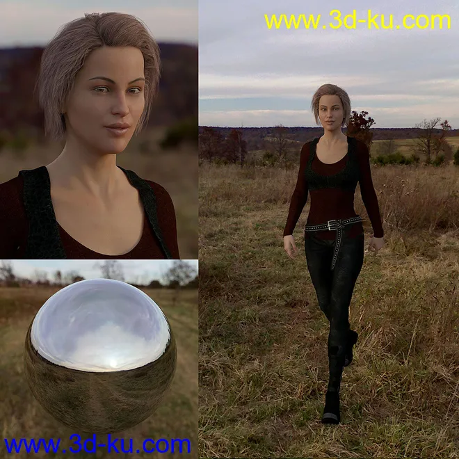 Orestes Iray HDRI Environment - Four Seasons Field模型的图片7