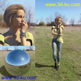 3D打印模型Orestes Iray HDRI Environment - Four Seasons Field的图片