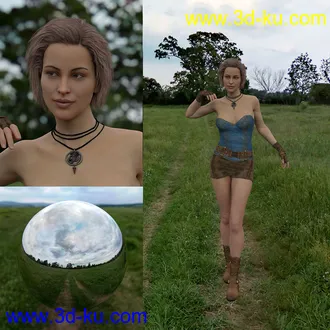 3D打印模型Orestes Iray HDRI Environment - Four Seasons Field的图片