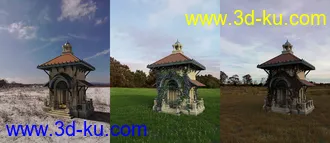 3D打印模型Orestes Iray HDRI Environment - Four Seasons Field的图片
