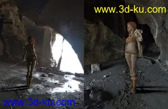 3D打印模型Orestes Iray HDRI Environments - Cave Shelter的图片