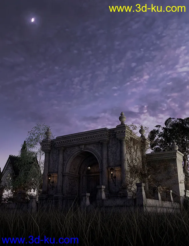 Orestes Iray HDRI Skydomes - Sunrise模型的图片2