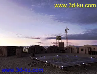 3D打印模型Orestes Iray HDRI Skydomes - Sunrise的图片