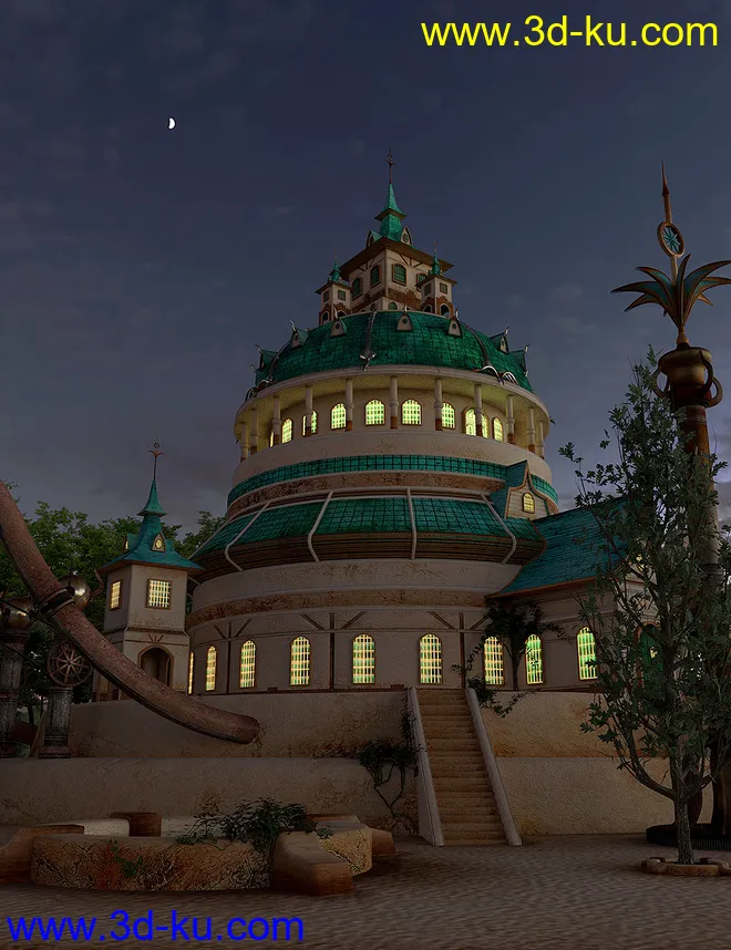 Orestes Iray HDRI Skydomes - Sunrise模型的图片7