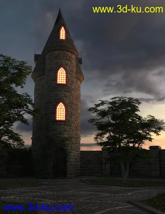 3D打印模型Orestes Iray HDRI Skydomes - Sunrise的图片