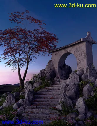 3D打印模型Orestes Iray HDRI Skydomes - Sunrise的图片