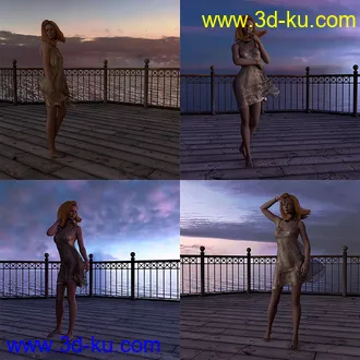 3D打印模型Orestes Iray HDRI Skydomes - Sunrise的图片